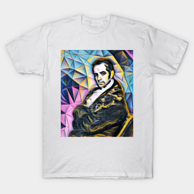 Washington Irving Portrait | Washington Irving Artwork 3 T-Shirt by JustLit